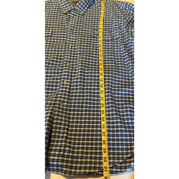 Roper Blue Plaid Men’s Western Cowboy Shirt XXL Button Down Pockets Logo Cotton - Picture 10 of 10
